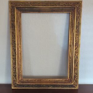 Antique 1700s-1800s Gold Gilt Large Wood Portrait Art Frame 26.5"× 21.25"